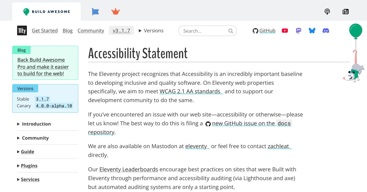 Eleventy Documentation — Eleventy