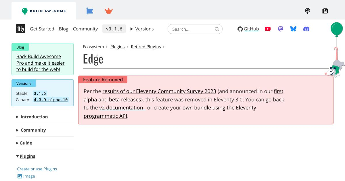 Edge — Eleventy