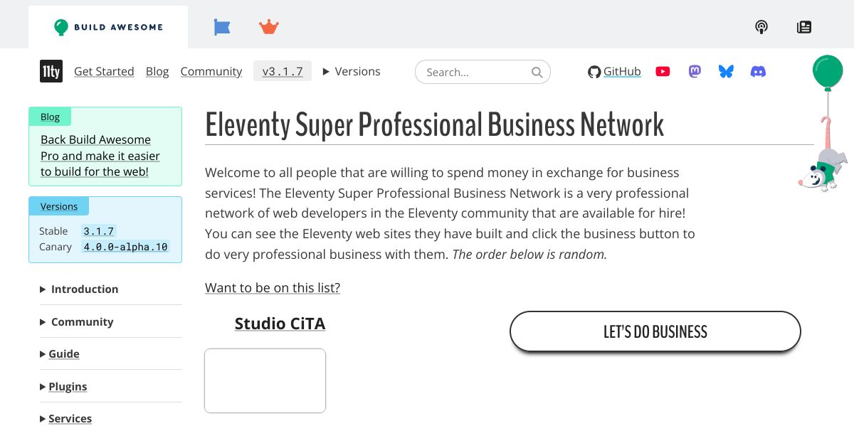 Eleventy — Eleventy